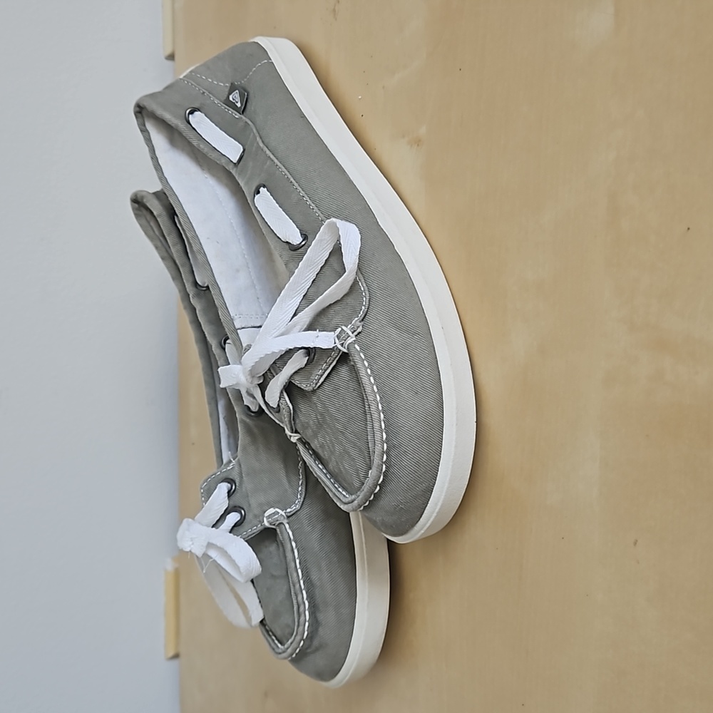 Roxy textile canvas women's boat shoes